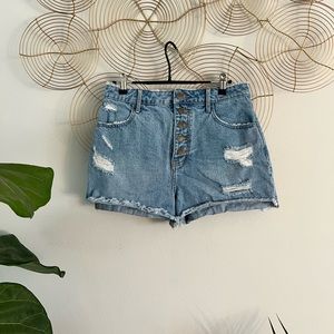 Never Worn, Mumu Jean Shorts, Size 26